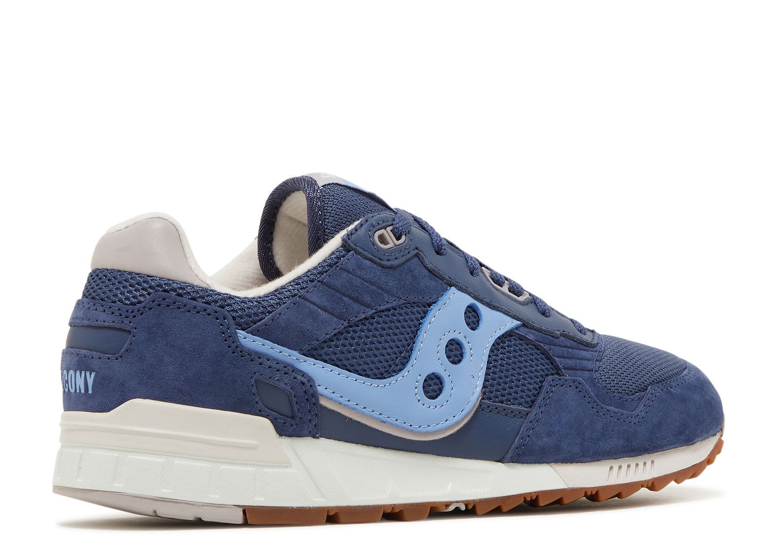Lookbook Saucony Shadow 5000 復古 防滑耐磨 低筒 跑步鞋 男女款 藍色