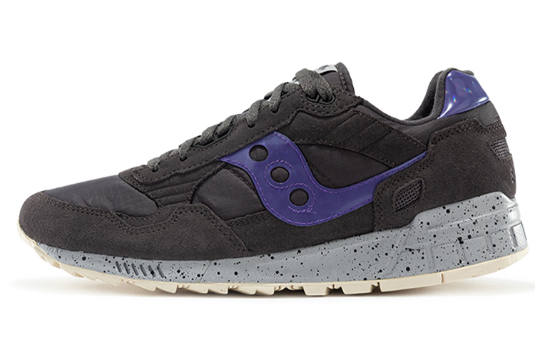 Saucony Shadow 5000 Retro Comfortable Waterproof Running Shoes Black Purple S70545-2 (M Width)