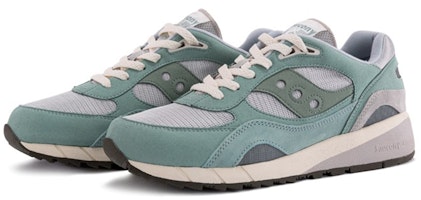 Saucony Shadow 6000 經典復古 跑步鞋 男女款 青色 Lookbook Saucony Shadow 6000 經典復古 跑步鞋 男女款 青色