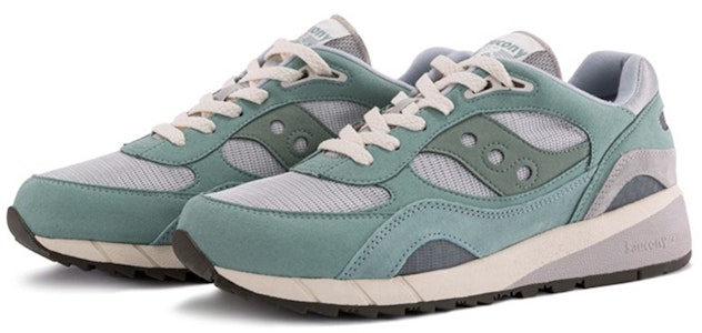 Saucony Shadow 6000 經典復古 跑步鞋 男女款 青色 Lookbook Saucony Shadow 6000 經典復古 跑步鞋 男女款 青色