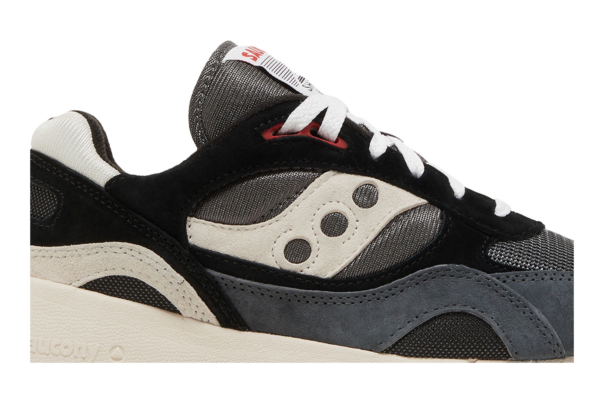 Lookbook Saucony Shadow 6000 運動 減震耐磨 低幫 跑步鞋 男款 灰色