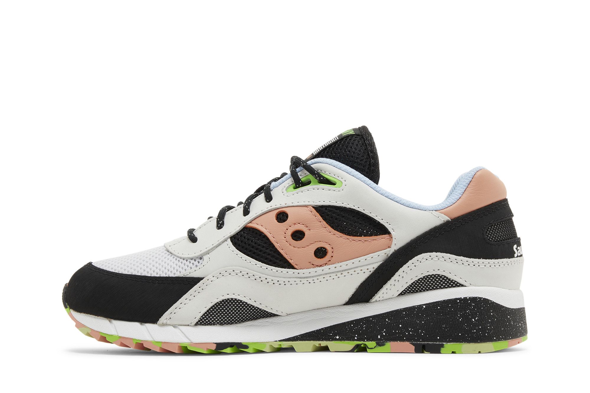 Lookbook Saucony Shadow 6000 另一个世界 防滑耐磨 低筒 跑步鞋 男款 白色