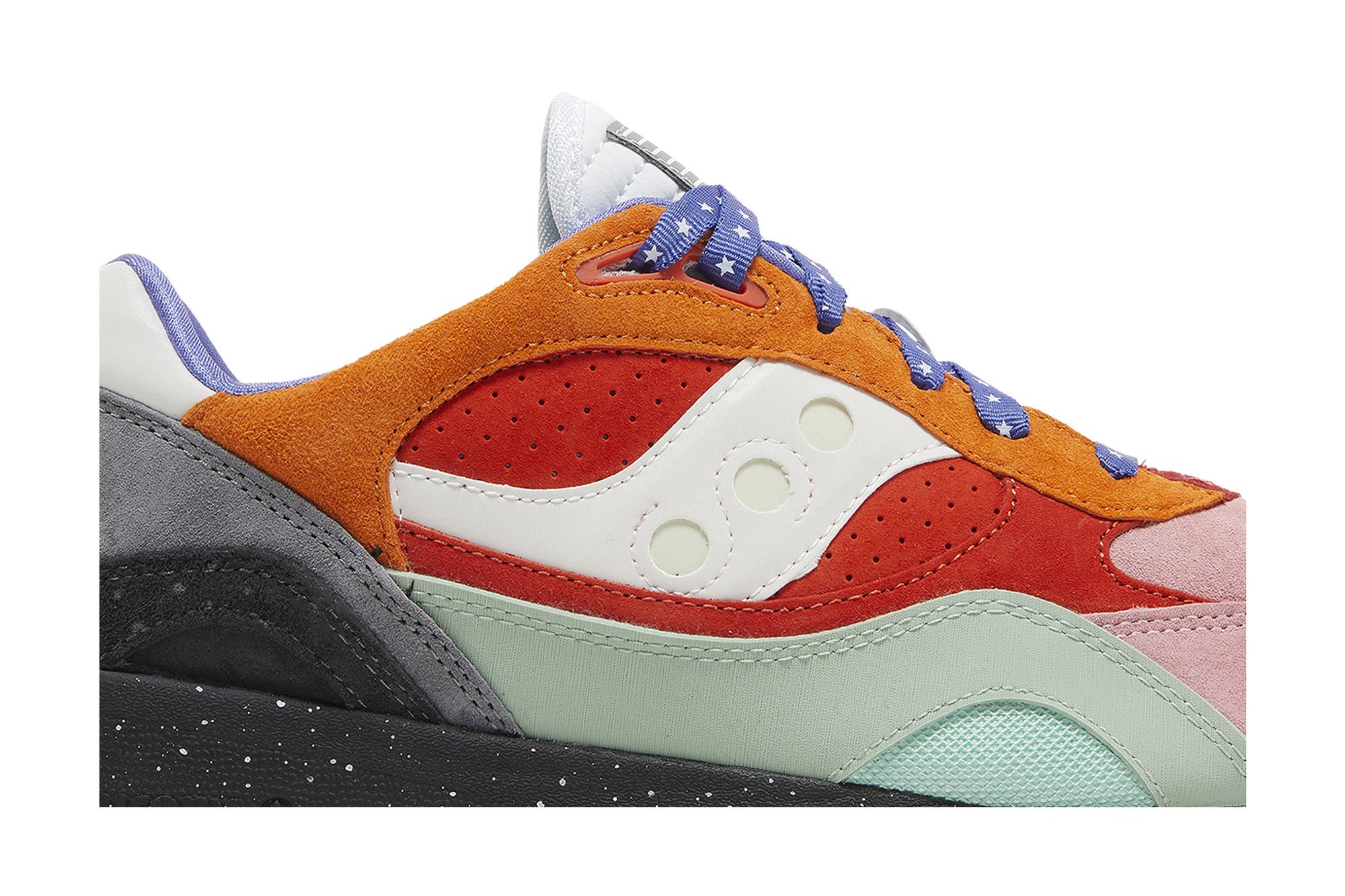 Lookbook Saucony Shadow 6000 經典復古 防滑耐磨 低筒 跑步鞋 男女款 多色拼接