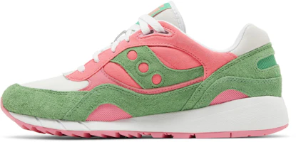 Lookbook Saucony Shadow 6000 減震防滑耐磨 低幫 跑步鞋 男女同款 綠白