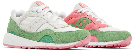 Cheap Saucony Shadow 6000 減震防滑耐磨 低幫 跑步鞋 男女同款 綠白