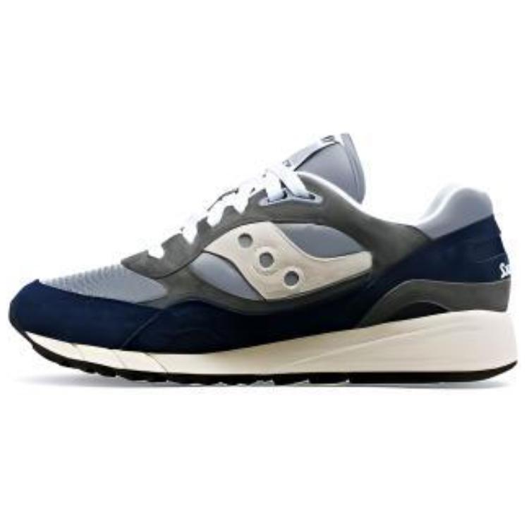 Saucony Shadow 6000 Grey Blue Lightweight Cushioned Durable Low-Top Running Shoes. S70441-57