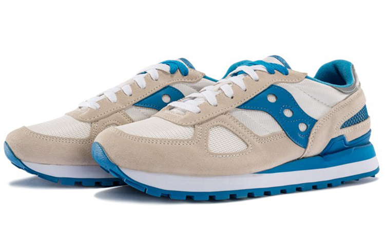 Lookbook Saucony Shadow Original 復古跑鞋 白藍
