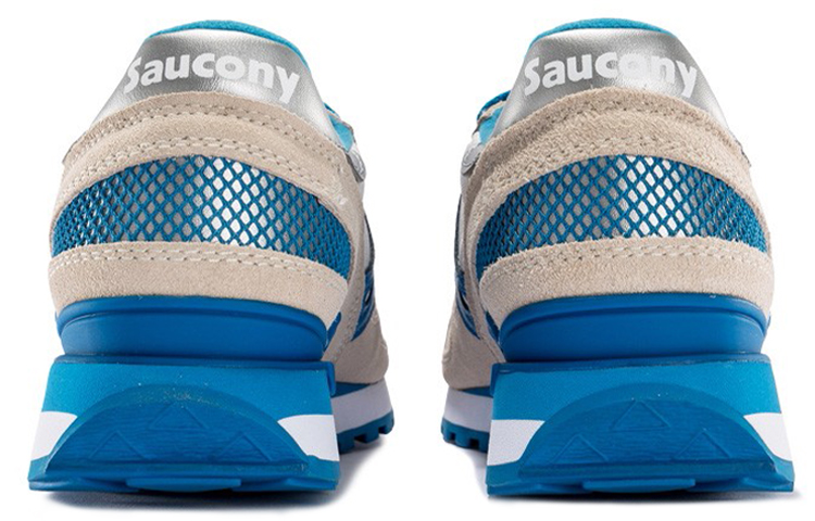 Shop Saucony Shadow Original 復古跑鞋 白藍