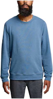 Saucony Solid Color Crewneck Pullover Long Sleeve Sweatshirt Blue SAM800354-MK Saucony Solid Color Crewneck Pullover Long Sleeve Sweatshirt Blue SAM800354-MK