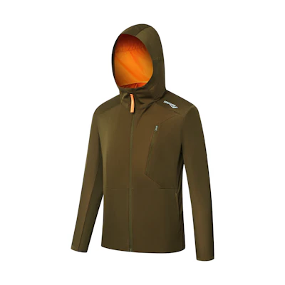 Saucony Solid Color Zip-Up Hoodie Jacket Balloon Green SC2230224A-GE17