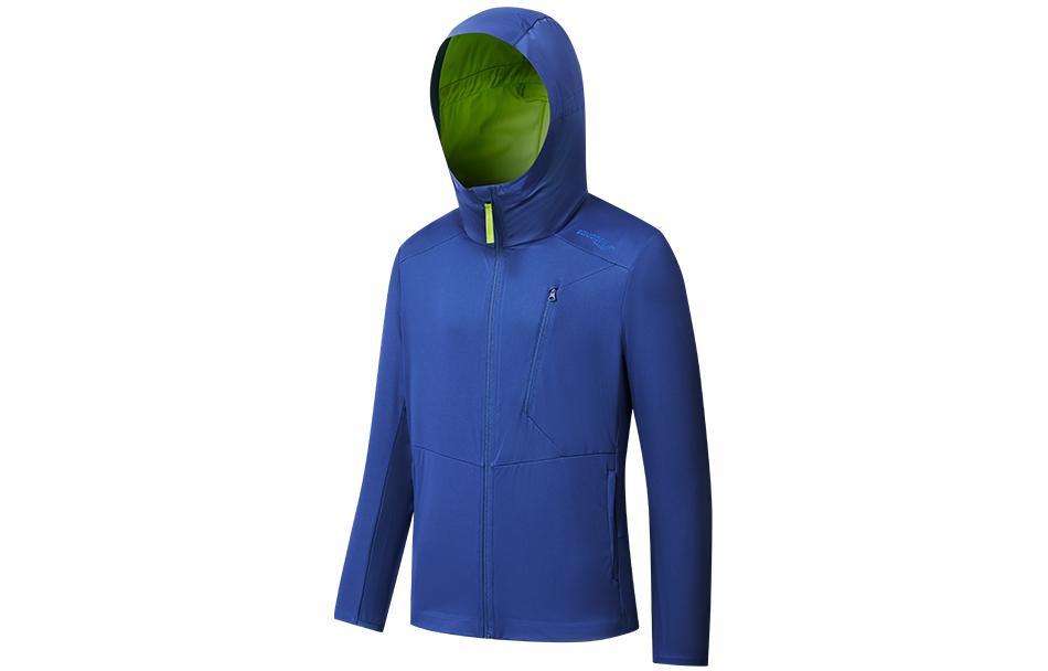 Order 索康尼纯色拉链连帽外套 竞速蓝 SC2230224A-BL17