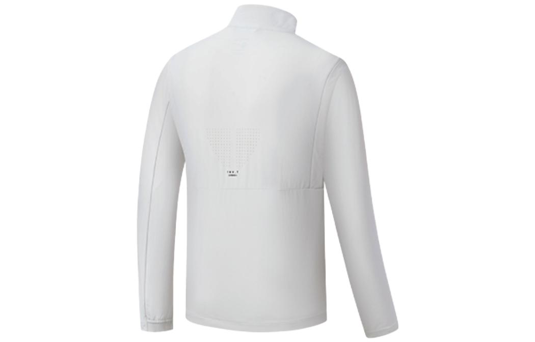 Lookbook 索康尼白灰色半拉链针织夹克外套 SC2230144A-GR04