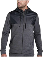 Saucony Solstice Zip Hoody Grey Full-Zip Drawstring Hoodie SAM800298-BKH Saucony Solstice Zip Hoody Grey Full-Zip Drawstring Hoodie SAM800298-BKH