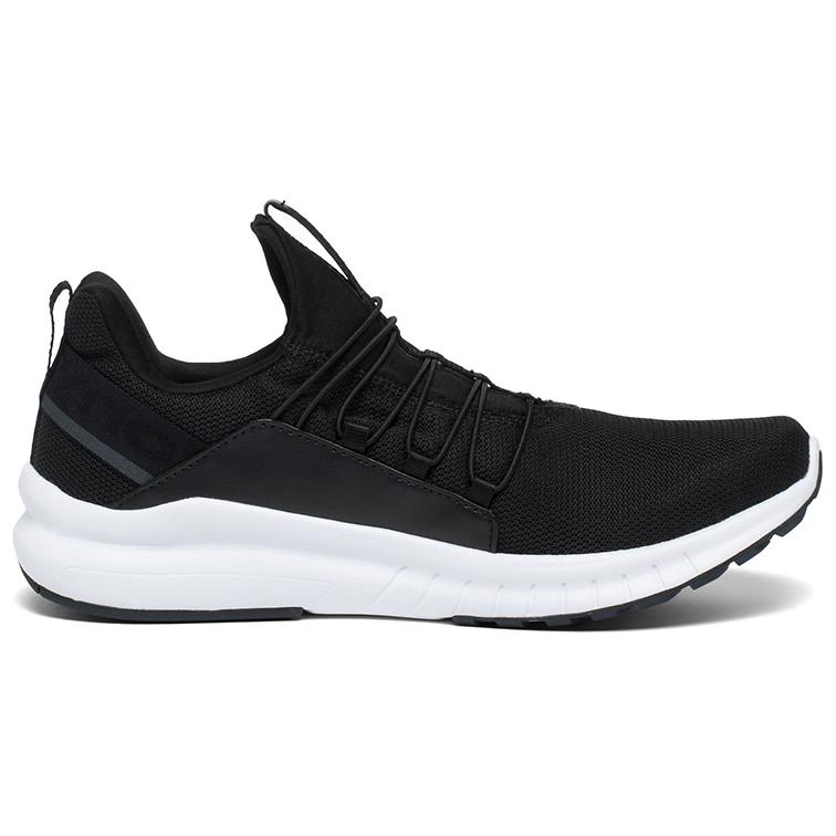 Order Saucony Stretch & Go Glide ''Zwart Wit Slip-On'' S40048-1