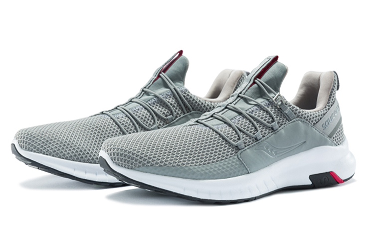 Lookbook Saucony Stretch & Go Glide 灰白配色 运动鞋 S40048-22