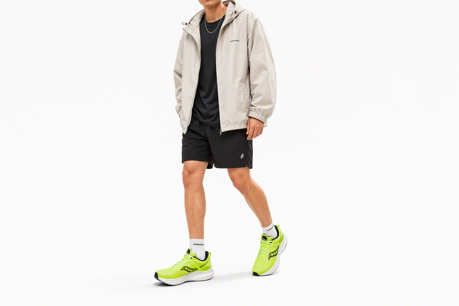 Order Saucony Tempus 坦途 穩定支撐輕量跑鞋 低幫 跑步鞋 男款 黃黑色