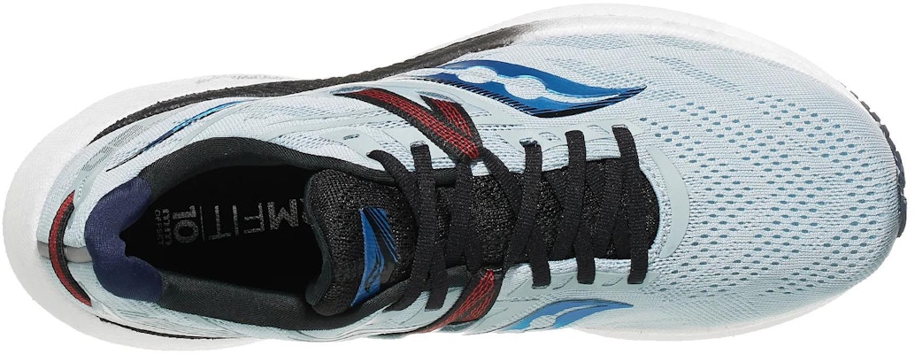 Saucony Triumph 20 防滑耐磨 低筒 跑步鞋 男款 藍黑白 Shop Saucony Triumph 20 防滑耐磨 低筒 跑步鞋 男款 藍黑白