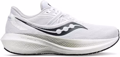Order Saucony Triumph 20 減震耐磨防滑 低筒 跑步鞋 白黑