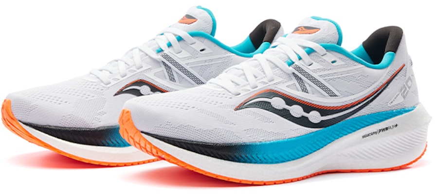 Saucony Triumph 20 'Putih Biru Oren' S20759-185 Lookbook Saucony Triumph 20 'Putih Biru Oren' S20759-185