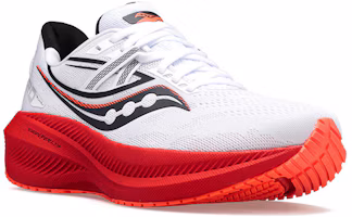 Lookbook Saucony Triumph 系列 勝利20 低幫 跑步鞋 男款 白黑紅