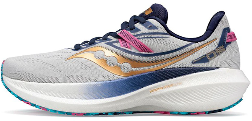 Saucony Triumph 20 Marathon Running Shoes Gray Blue Gold - Comfort & Durability S20759-40(M Wide) Buy Saucony Triumph 20 Marathon Running Shoes Gray Blue Gold - Comfort & Durability S20759-40(M Wide)