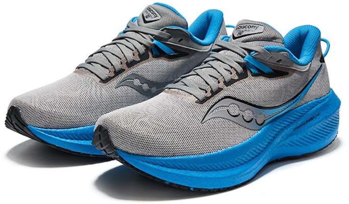 Saucony Triumph 21 'Echo Silver' Lelaki Wanita Kasut Sukan S20881-60 Lookbook Saucony Triumph 21 'Echo Silver' Lelaki Wanita Kasut Sukan S20881-60