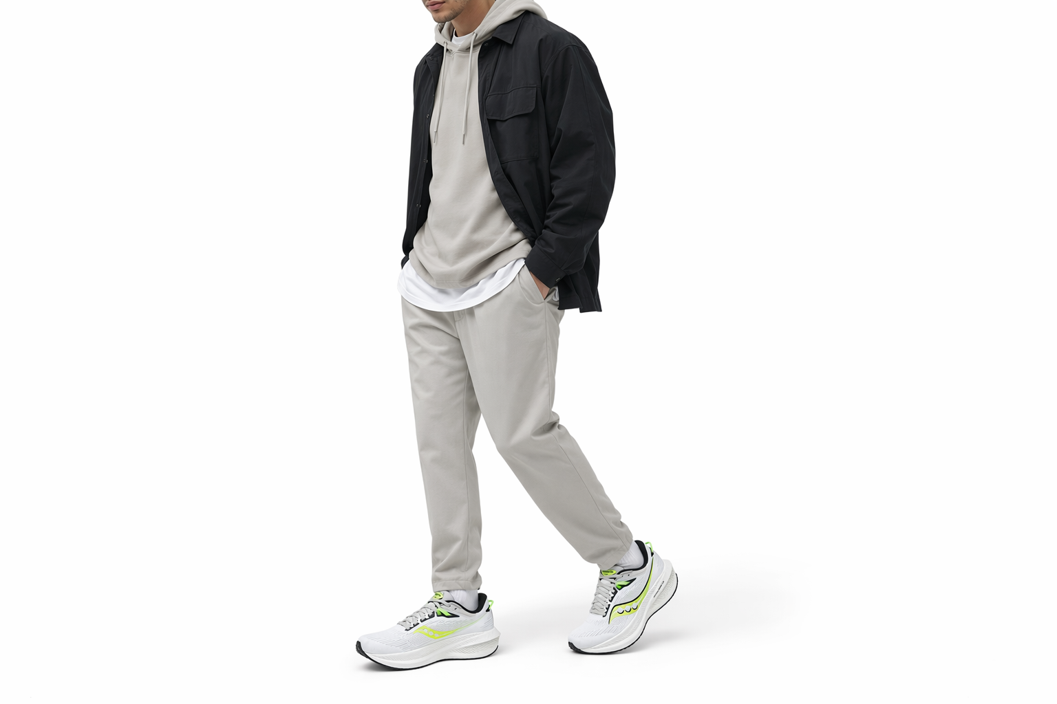 Order Saucony Triumph 21 'White Slime' Sepatu Olahraga Putih Slime S20881-75