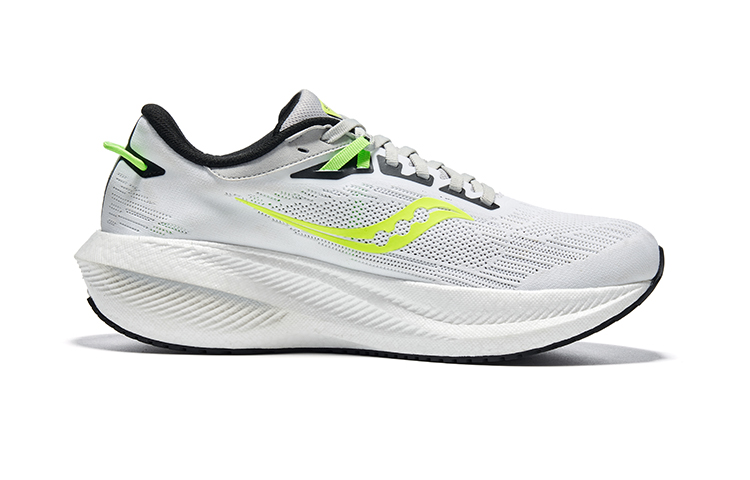 Lookbook Saucony Triumph 21 'White Slime' Sepatu Olahraga Putih Slime S20881-75