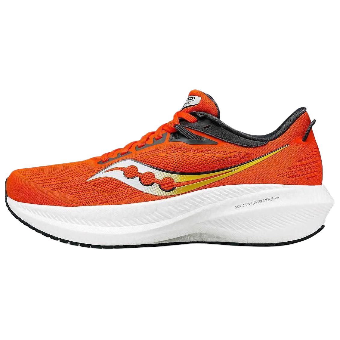 Saucony Triumph 21 Orange Marathon Running Shoes - Breathable & Supportive S20881-112