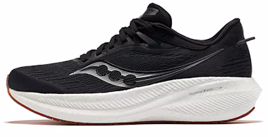 Saucony Triumph 21 Running Shoes Black Mesh Lightweight Cushioning Sneakers S20881-100 Saucony Triumph 21 Running Shoes Black Mesh Lightweight Cushioning Sneakers S20881-100