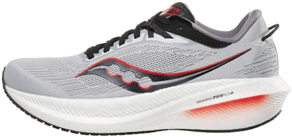 Saucony Triumph 21 Running Shoes Gray/Red - Cushioned & Durable Trainers S20881-30 Saucony Triumph 21 Running Shoes Gray/Red - Cushioned & Durable Trainers S20881-30