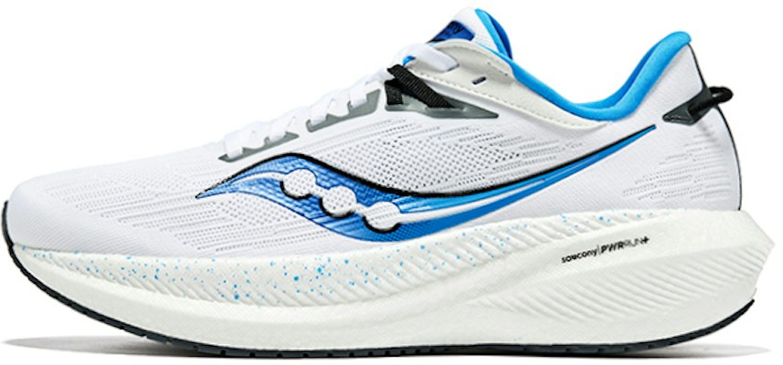 Saucony Triumph 21 Running Shoes White/Blue - Cushioned & Durable Trainers S20881-106 Buy Saucony Triumph 21 Running Shoes White/Blue - Cushioned & Durable Trainers S20881-106