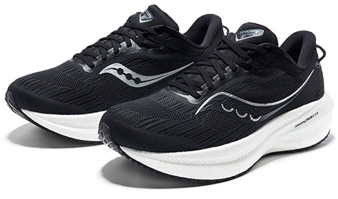 Saucony Triumph 21 Wide 'Hitam Putih' S20882-10 Lookbook Saucony Triumph 21 Wide 'Hitam Putih' S20882-10