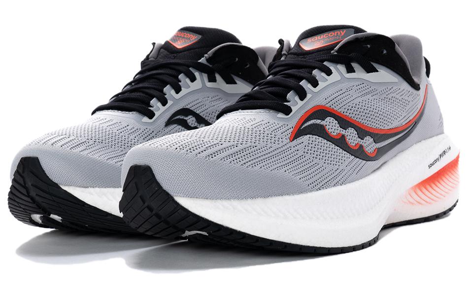 Order Saucony Triumph 21 Wide ''Gris Béton Orange'' S20882-30