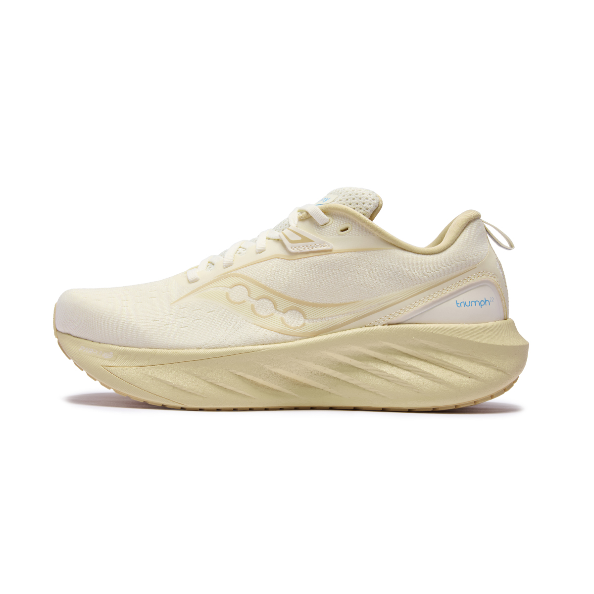 Saucony Triumph 22 Comfort Running Shoes Beige Coffee Winter Flex Sneakers S20964-601