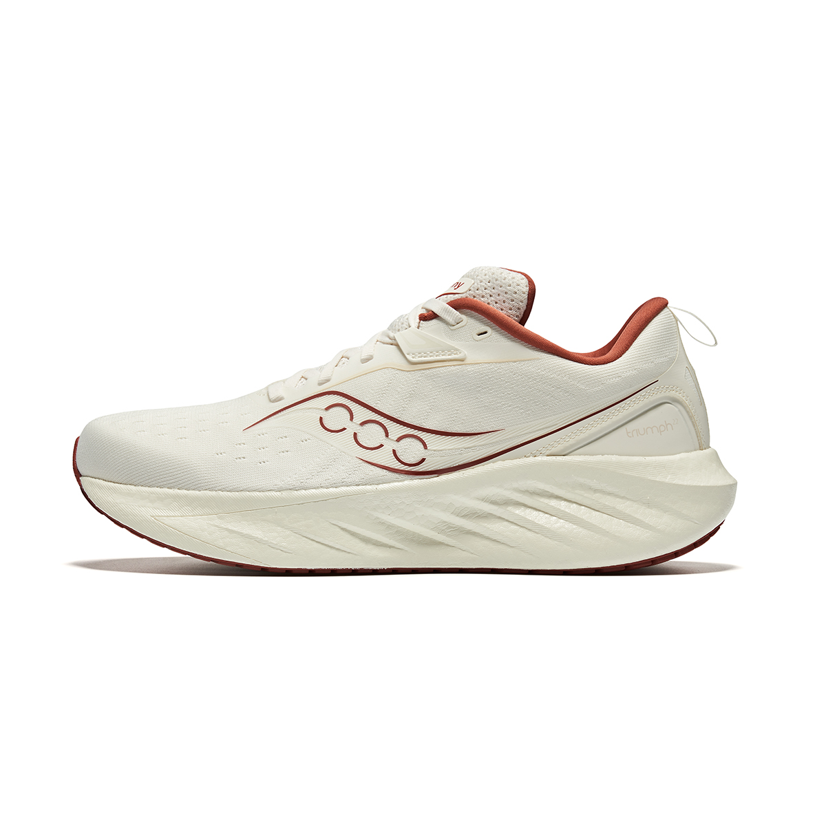 Saucony Triumph 22 Running Shoes Neutral Cushioning Durable Cream/Brown S20964-600