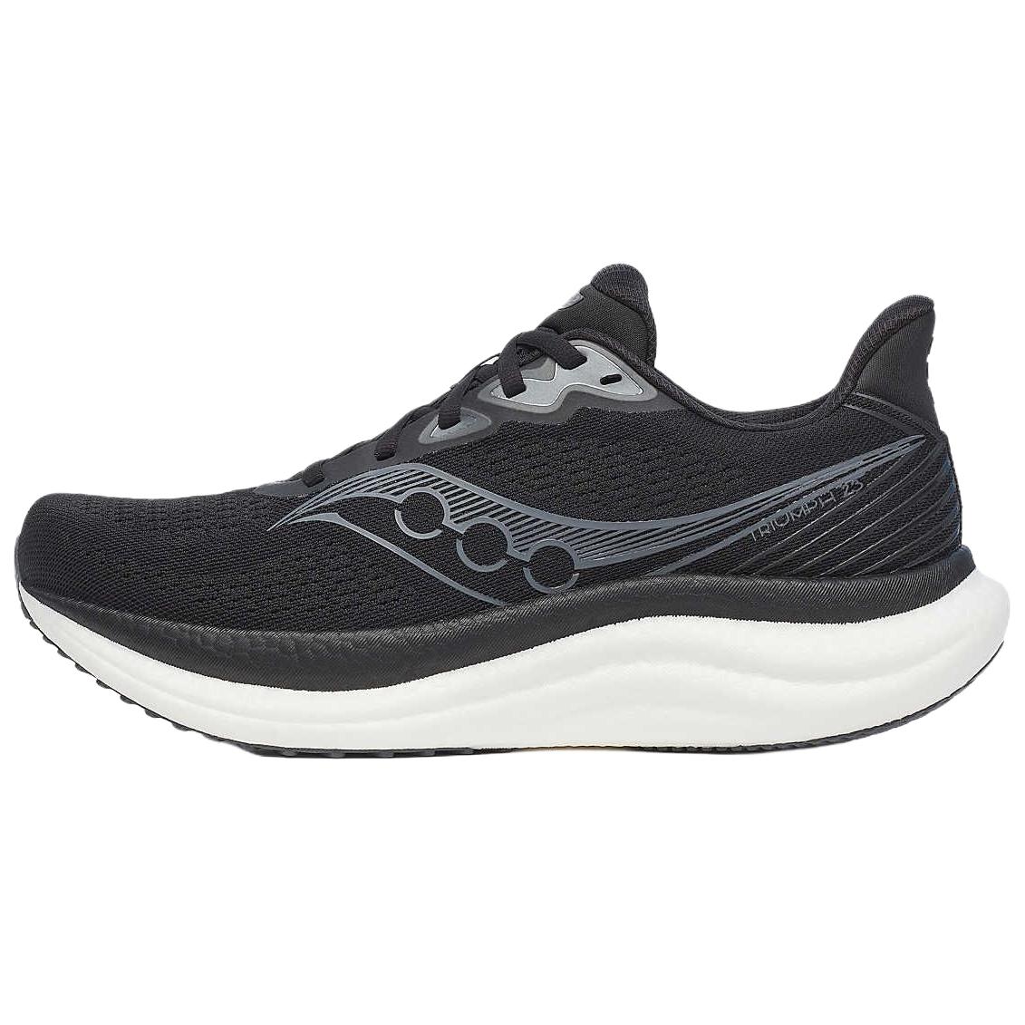 Saucony Triumph 23 Black Comfortable Casual Running Shoes. S21023-200