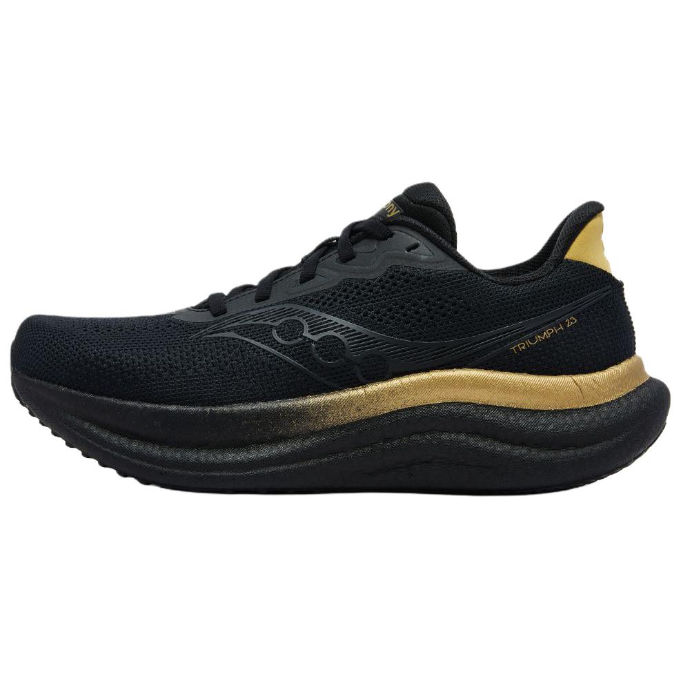 Saucony Triumph 23 Black Gold Running Shoes - Stylish & Comfortable. S31023-564