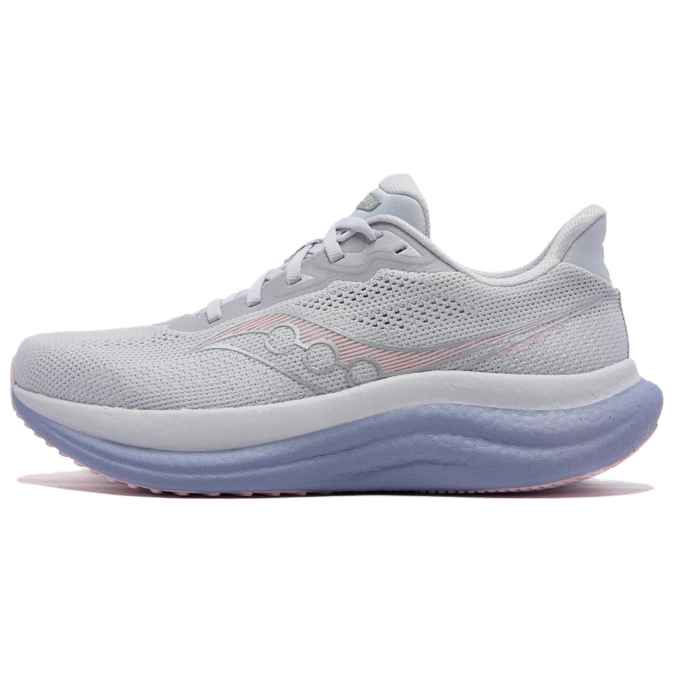Saucony Triumph 23 Gray Running Shoes PWRRUN Cushioning Lightweight S11023-543