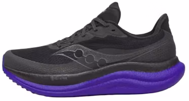 Saucony Triumph 23 GTX Running Shoes Black Purple - Versatile & Comfortable. S21025-01 Saucony Triumph 23 GTX Running Shoes Black Purple - Versatile & Comfortable. S21025-01
