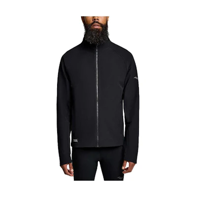 Saucony Triumph FW23 Solid Color Stand Collar Casual Long-Sleeve Jacket SAM800353-BK