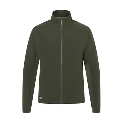 Saucony Triumph Victory Zip-Up Jacket Long Sleeve - Dark Green SAM800353-UB