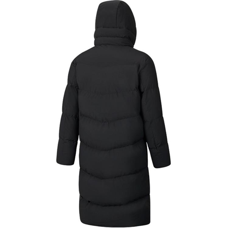 Lookbook Saucony 男女純色黑色連帽羽絨外套 休閒百搭款式 SC3240206AL-BK01