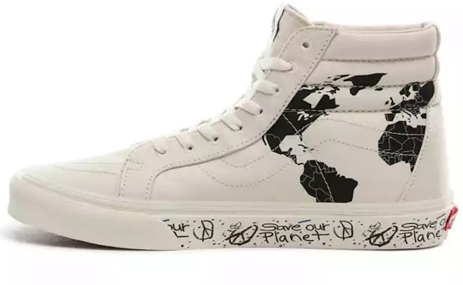 Save Our Planet x Vans Sk8-Hi復刻 白黒 VN0A4BV8TGP Buy Save Our Planet x Vans Sk8-Hi復刻 白黒 VN0A4BV8TGP