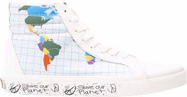 Save Our Planet x Vans Sk8-Hi Reissue 'White Multi' VN0A4BV8T2V Save Our Planet x Vans Sk8-Hi Reissue 'White Multi' VN0A4BV8T2V
