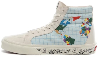 Save Our Planet x Vans Sk8-Hi Reissue 'White Multi' VN0A4BV8T2V Save Our Planet x Vans Sk8-Hi Reissue 'White Multi' VN0A4BV8T2V