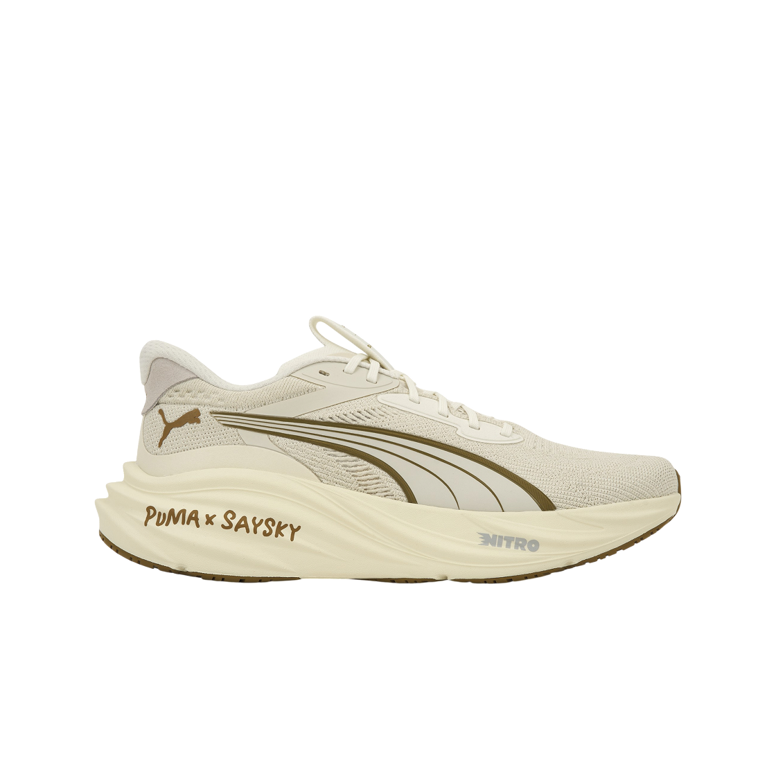 Saysky x Puma Magnify Nitro 3 Warm White Honey Butter 312320-01