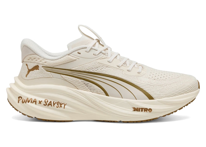 Buy Saysky x Puma Magnify Nitro 3 Putih Hangat Madu Butter 312320-01