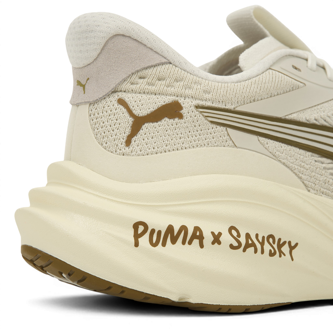 Cheap Saysky x Puma Magnify Nitro 3 Warm White Miele Burro 312320-01