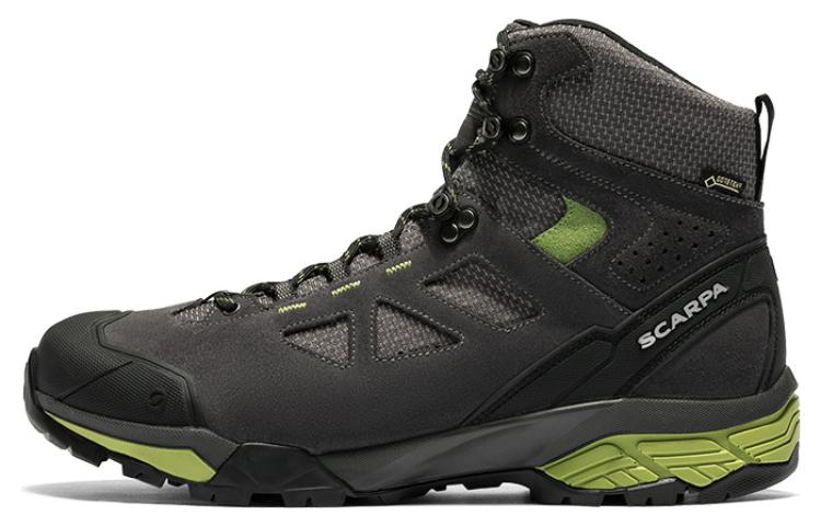 SCARPA ZG Lite GTX Hiking Boots Waterproof Breathable Lightweight - Grey/Green 67080-200
